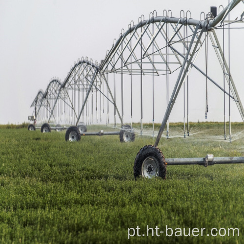 sistema automático de irrigação do pivô central da roda da planta